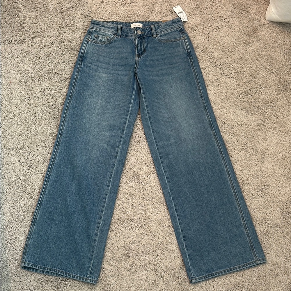 PacSun Blue Flare Wide Leg Jeans